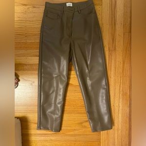 Wilfred Aritzia Melina Pants, Size 6, Taupe